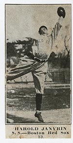 1915-1916 M101-4 Sporting News #89 Harold Janvrin Boston Red Sox