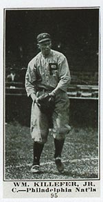 1915-1916 M101-4 Sporting News #95 Wm. Killefer, Jr. Philadelphia (National)