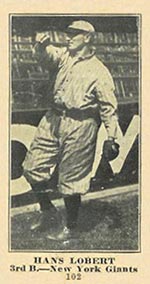 1915-1916 M101-5 Sporting News #102 Hans Lobert New York Giants