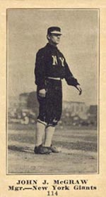 1915-1916 M101-5 Sporting News #114 John J. McGraw New York Giants