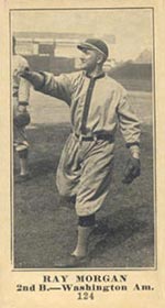 1915-1916 M101-5 Sporting News #124 Ray Morgan Washington (American)