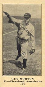1915-1916 M101-5 Sporting News #126 Guy Morton Cleveland (American)