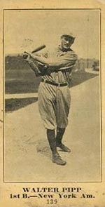 1915-1916 M101-5 Sporting News #139 Walter Pipp New York (American)
