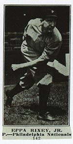 1915-1916 M101-5 Sporting News #142 Eppa Rixey Philadelphia (National)