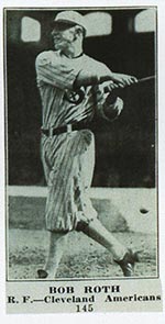 1915-1916 M101-5 Sporting News #145 Bob Roth Cleveland (American)