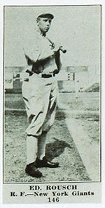 1915-1916 M101-5 Sporting News #146 Ed. Rousch New York Giants
