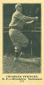 1915-1916 M101-5 Sporting News #171 Charles Stengel Brooklyn (National)