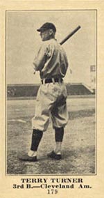1915-1916 M101-5 Sporting News #179 Terry Turner Cleveland (American)