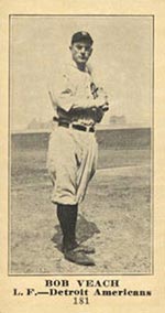 1915-1916 M101-5 Sporting News #181 Bob Veach Detroit (American)