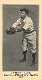 1915-1916 M101-5 Sporting News #182 James Viox Pittsburgh (National)