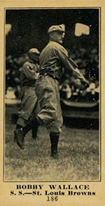 1915-1916 M101-5 Sporting News #186 Bobby Wallace St. Louis Browns