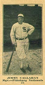 1915-1916 M101-5 Sporting News #24 Jimmy Callahan Pittsburg (National)