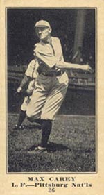 1915-1916 M101-5 Sporting News #26 Max Carey Pittsburg (National)