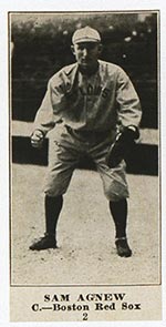 1915-1916 M101-5 Sporting News #2 Sam Agnew Boston Red Sox