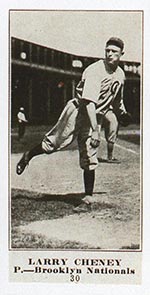1915-1916 M101-5 Sporting News #30 Larry Cheney Brooklyn (National)