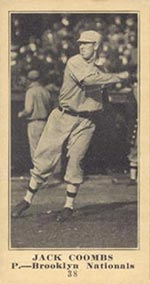 1915-1916 M101-5 Sporting News #38 Jack Coombs Brooklyn (National)
