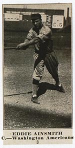 1915-1916 M101-5 Sporting News #3 Eddie Ainsmith Washington (National)