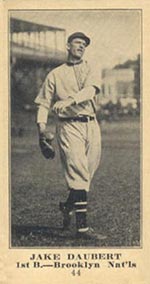 1915-1916 M101-5 Sporting News #44 Jake Daubert Brooklyn (National)