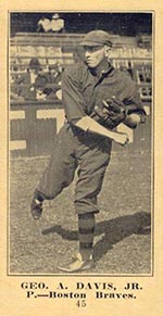 1915-1916 M101-5 Sporting News #45 Geo. A. Davis, Jr. Boston Braves