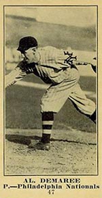 1915-1916 M101-5 Sporting News #47 Al. Demaree Philadelphia (National)
