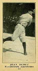 1915-1916 M101-5 Sporting News #53 Jean Dubuc Detroit (American)