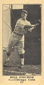 1915-1916 M101-5 Sporting News #58 Bill Fischer Chicago Cubs