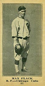 1915-1916 M101-5 Sporting News #60 Max Flack Chicago Cubs