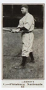 1915-1916 M101-5 Sporting News #68 Geo. Gibson Pittsburg (National)