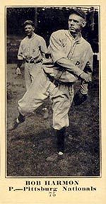 1915-1916 M101-5 Sporting News #75 Bob Harmon Pittsburg