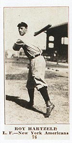 1915-1916 M101-5 Sporting News #76 Roy Hartzell New York (American)