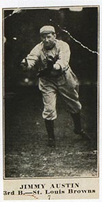 1915-1916 M101-5 Sporting News #7 Jimmy Austin St. Louis Browns