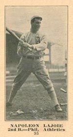 1915-1916 M101-5 Sporting News #95 Napoleon Lajoie Philadelphia Athletics