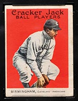 1915 E145-2 Cracker Jack #106 Joe Birmingham Cleveland (American) - Front