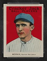 1915 E145-2 Cracker Jack #111 Herbie Moran Boston (National) - Front