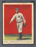 1915 E145-2 Cracker Jack #114 George Moriarity (Moriarty) Detroit (American) - Front