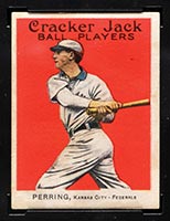 1915 E145-2 Cracker Jack #119 George Perring Kansas City (Federal) - Front