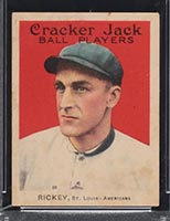 1915 E145-2 Cracker Jack #133 Branch Rickey St. Louis (American) - Front