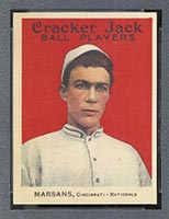 1915 E145-2 Cracker Jack #134 Armando Marsans Cincinnati (National) - Front
