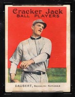 1915 E145-2 Cracker Jack #143 Jake Daubert Brooklyn (National) - Front