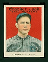 1915 E145-2 Cracker Jack #145 Ted Cather Boston (National) - Front