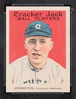 1915 E145-2 Cracker Jack #150 Doc Johnston Cleveland (American) - Front