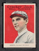 1915 E145-2 Cracker Jack #159 Heinie Groh Cincinnati (National) - Front