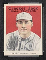 1915 E145-2 Cracker Jack #160 Benny Kauff Indianapolis (Federal) - Front