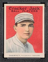 1915 E145-2 Cracker Jack #164 Bob Shawkey Philadelphia (American) - Front