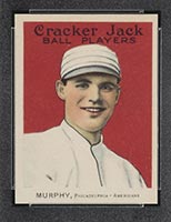 1915 E145-2 Cracker Jack #165 Eddie Murphy Philadelphia (American) - Front