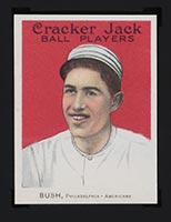 1915 E145-2 Cracker Jack #166 “Bullet” Joe Bush Philadelphia (American) - Front