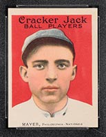 1915 E145-2 Cracker Jack #172 Erskine Mayer Philadelphia (National) - Front