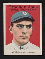 1915 E145-2 Cracker Jack #174 Bobby Veach Detroit (American) - Front