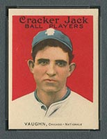 1915 E145-2 Cracker Jack #176 Hippo Vaughn Chicago (National) - Front