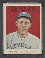 1915 E145-2 Cracker Jack #62 Willie Mitchell Cleveland (American) - Front